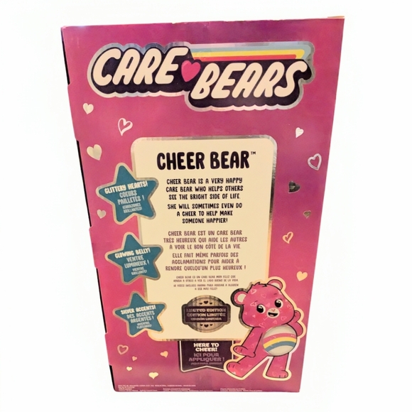 NEW LIMITED EDITION Care Bear Glowing Belly Cheer Bear - Picture 6 of 8